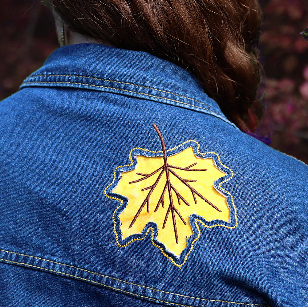 Maple Leaf Silhouette (Reverse Applique)
