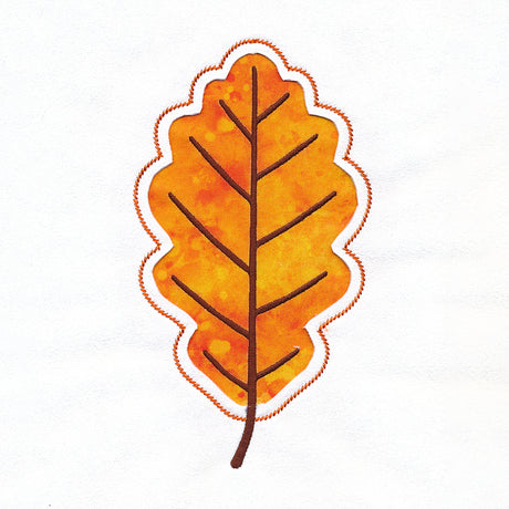 Oak Leaf Silhouette (Reverse Applique)