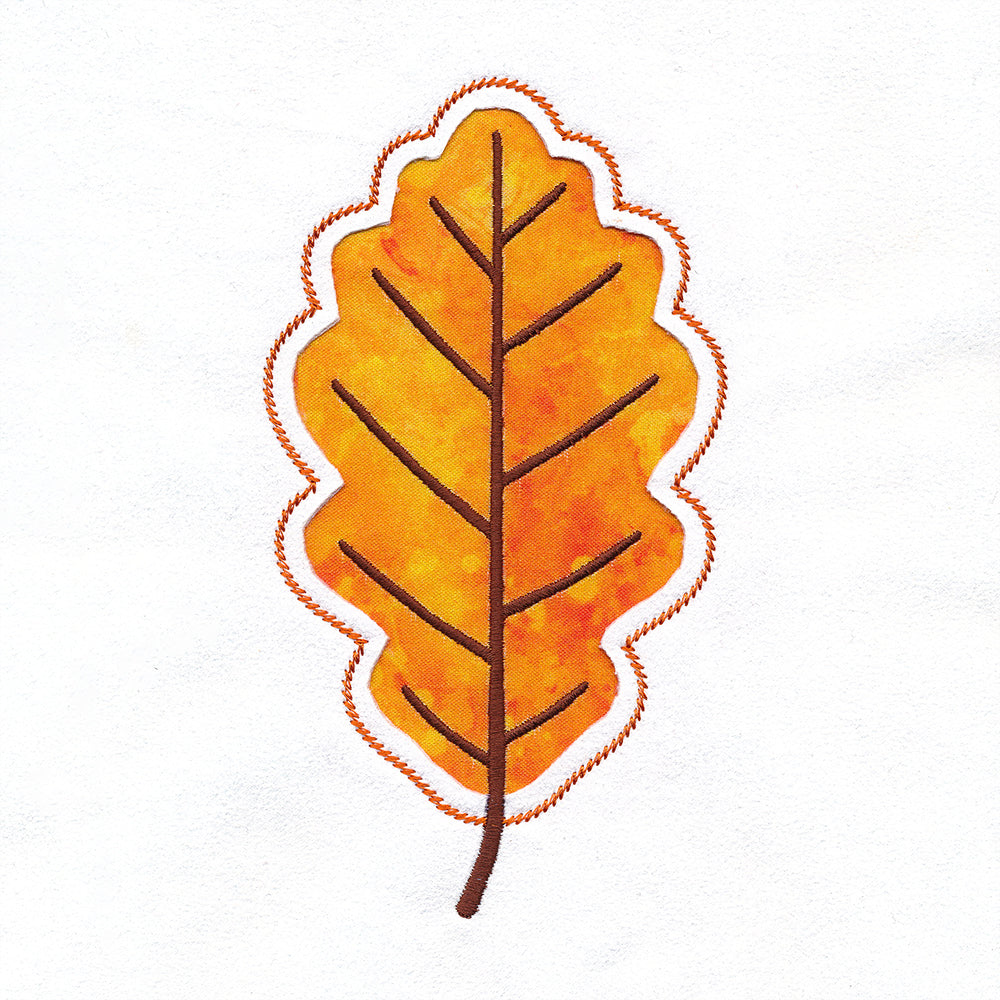 Oak Leaf Silhouette (Reverse Applique)