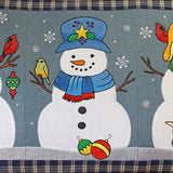 Winter Snowman Build-A-Scene Square 2 (Applique)
