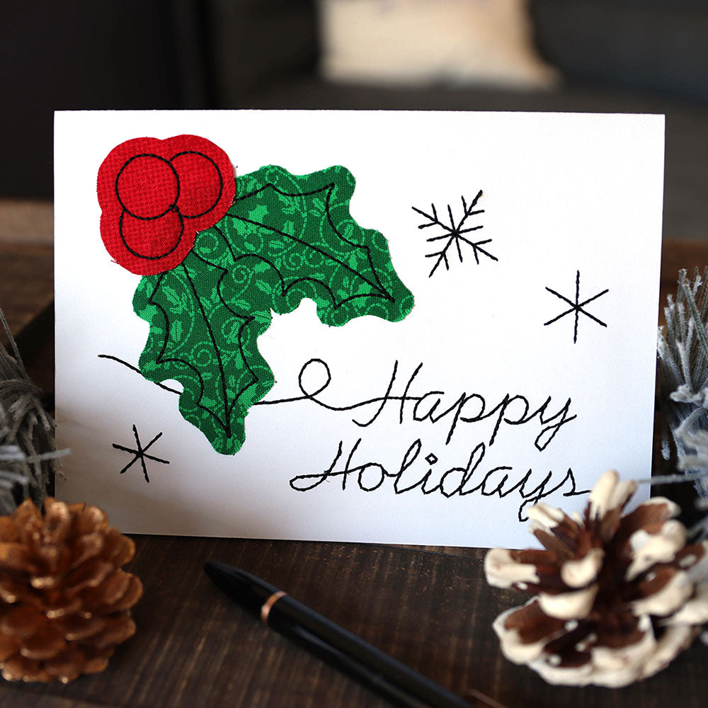Happy Holidays (Cardstock Applique)