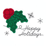 Happy Holidays (Cardstock Applique)