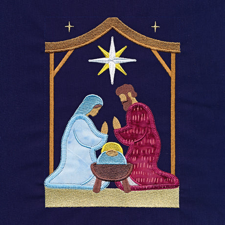Nativity Story Build-A-Scene Square 3 (Applique)