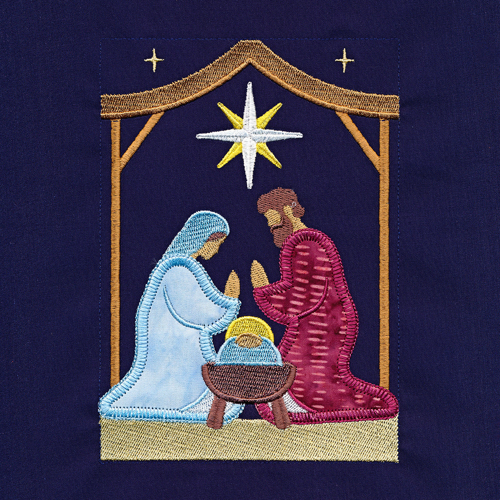 Nativity Story Build-A-Scene Square 3 (Applique)