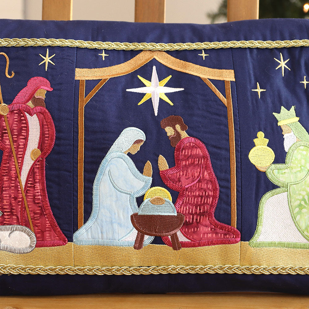 Nativity Story Build-A-Scene Square 3 (Applique) – Embroidery Library