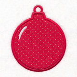 Christmas Ornament Scour Patch (Applique)