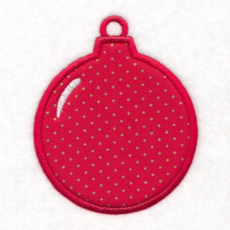Christmas Ornament Scour Patch (Applique)