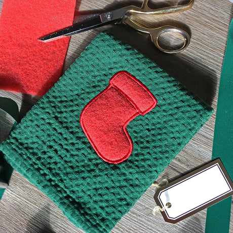 Christmas Stocking Scour Patch (Applique)