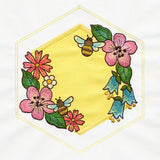 Springtime Quilt Hexagon - Bee & Blooms (Applique)