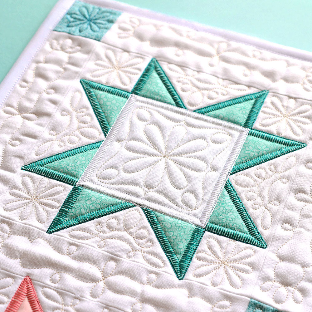 Prairie Star Quilt Block (In-the-Hoop)