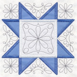Prairie Star Quilt Block (In-the-Hoop)