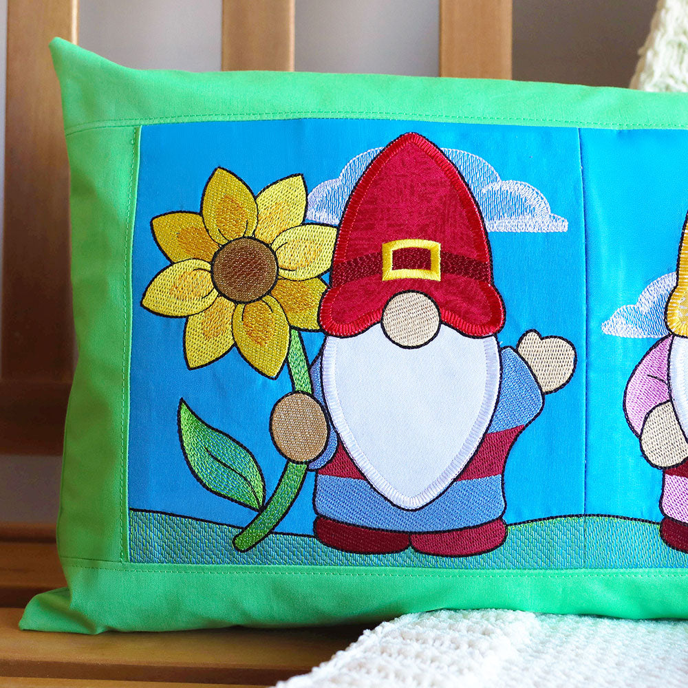 Spring Gnomes Build-a-Scene 1 (Applique)