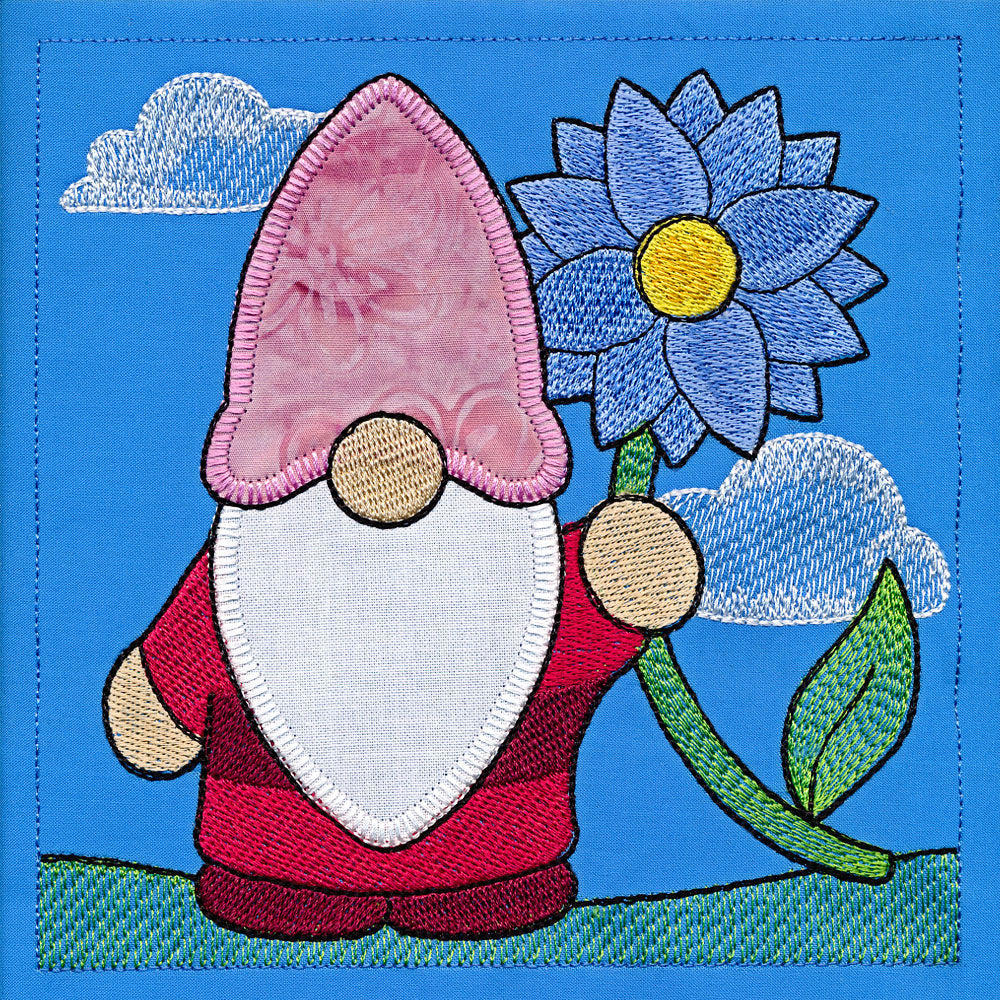 Spring Gnomes Build-a-Scene 4 (Applique)