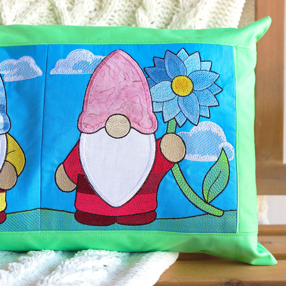 Spring Gnomes Build-a-Scene 4 (Applique)