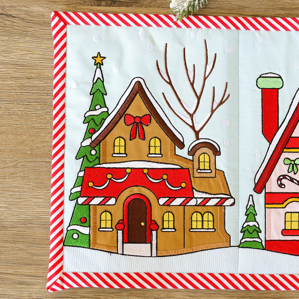 Christmas Village Build-a-Scene - Gingerbread House (Applique)