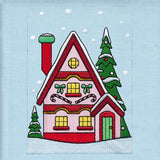 Christmas Village Build-a-Scene - Candy Cane House (Applique)