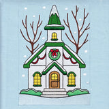 Christmas Village Build-a-Scene - Church (Applique)