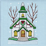 Christmas Village Build-a-Scene - Church (Applique)