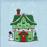 Christmas Village Build-a-Scene - Evergreen Cottage (Applique)