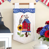 Primitive Americana Birdhouse (Heirloom Applique)