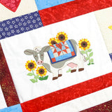 Primitive Americana Cow (Heirloom Applique)