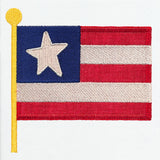 Primitive Americana Flag (Heirloom Applique)