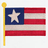 Primitive Americana Flag (Heirloom Applique)