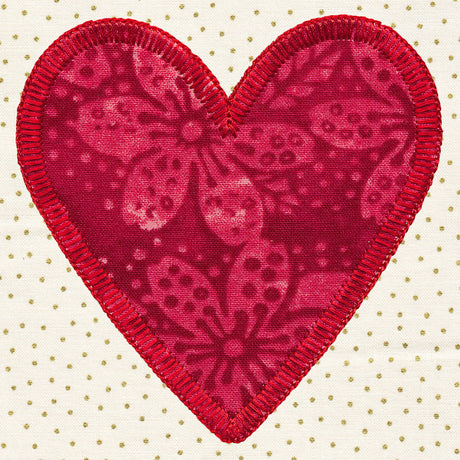 Primitive Americana Heart (Heirloom Applique)