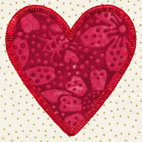 Primitive Americana Heart (Heirloom Applique)