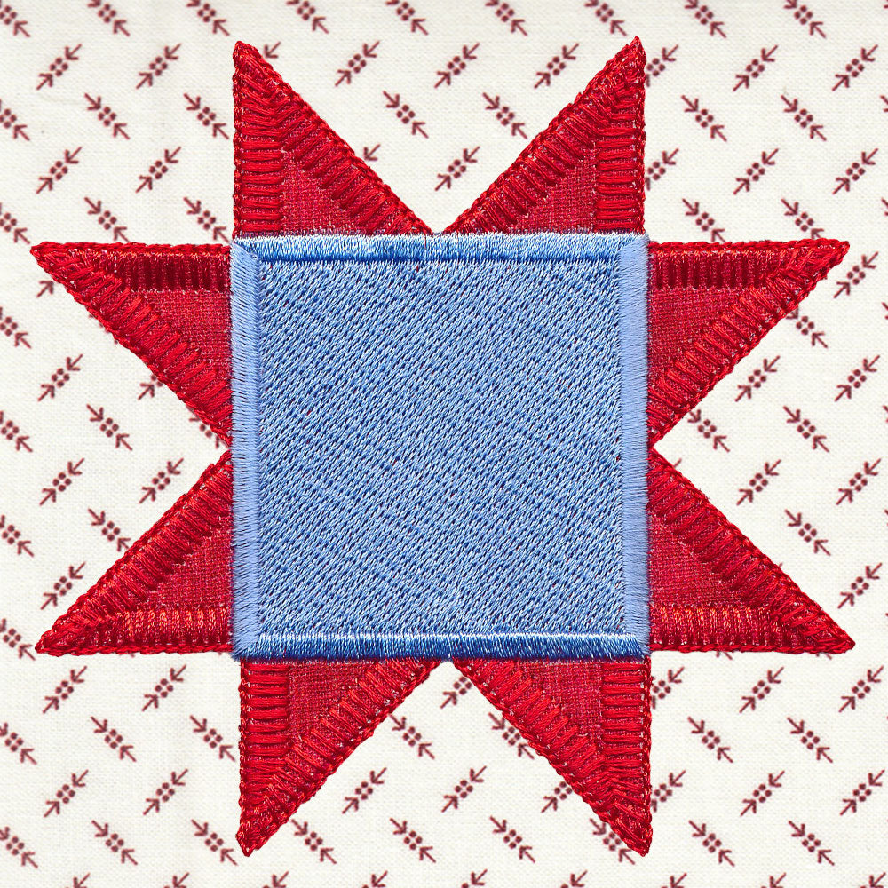 Primitive Americana Quilt Star (Heirloom Applique)