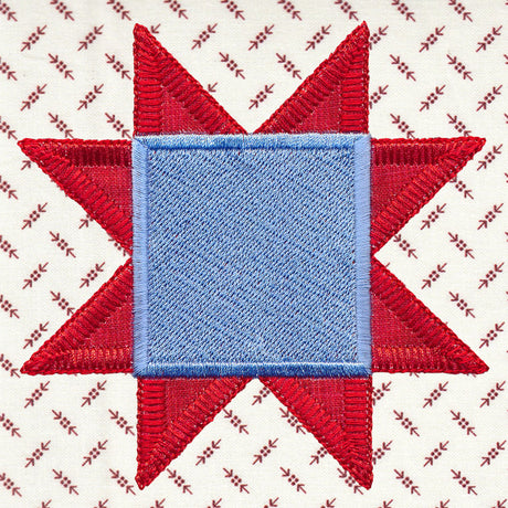 Primitive Americana Quilt Star (Heirloom Applique)