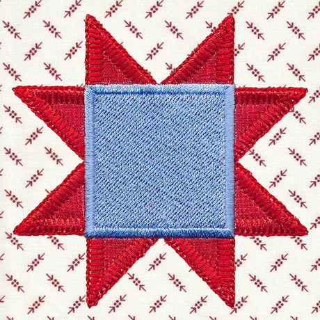 Primitive Americana Quilt Star (Heirloom Applique)