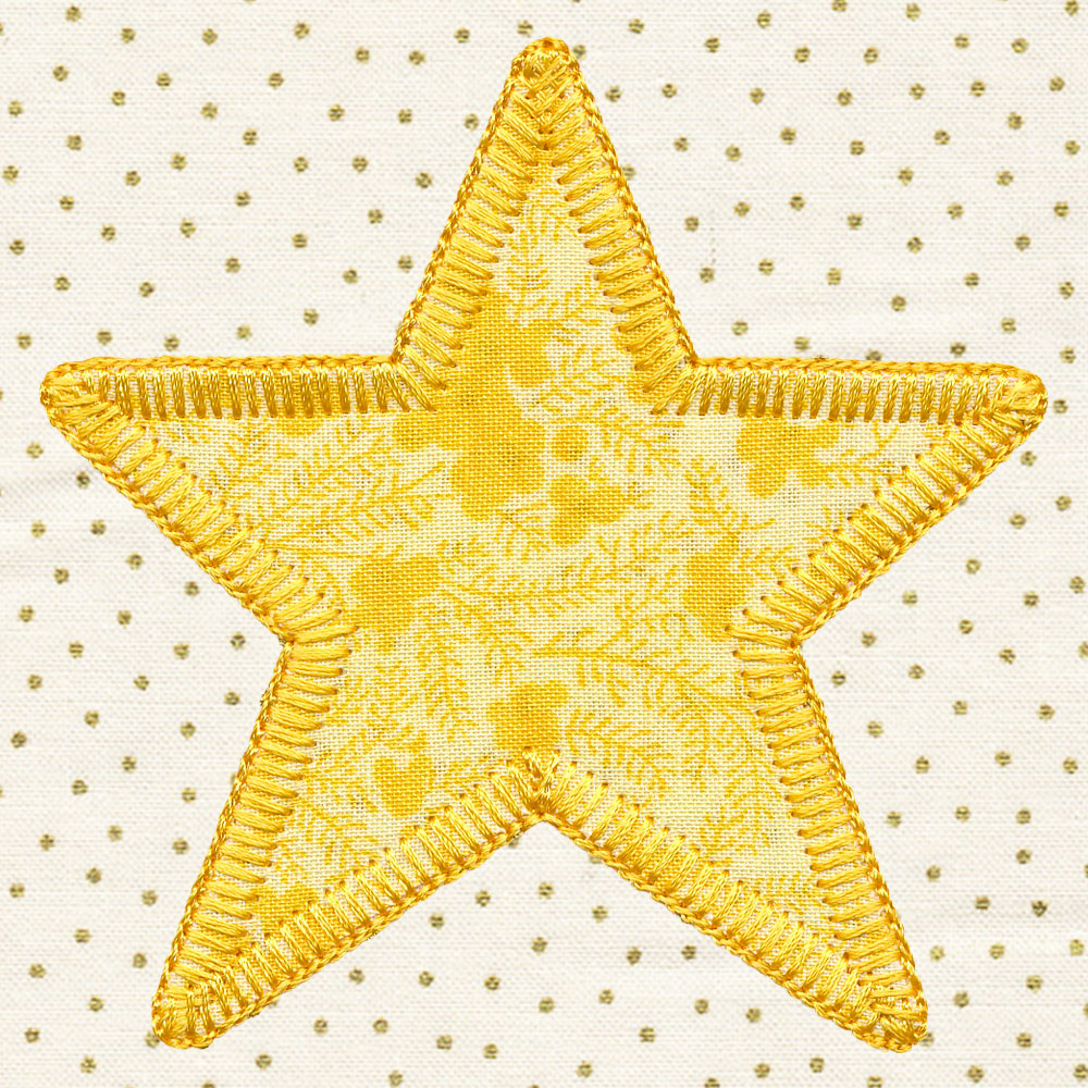 Primitive Americana Star (Heirloom Applique)