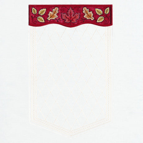 Blank Autumn Leaves Banner