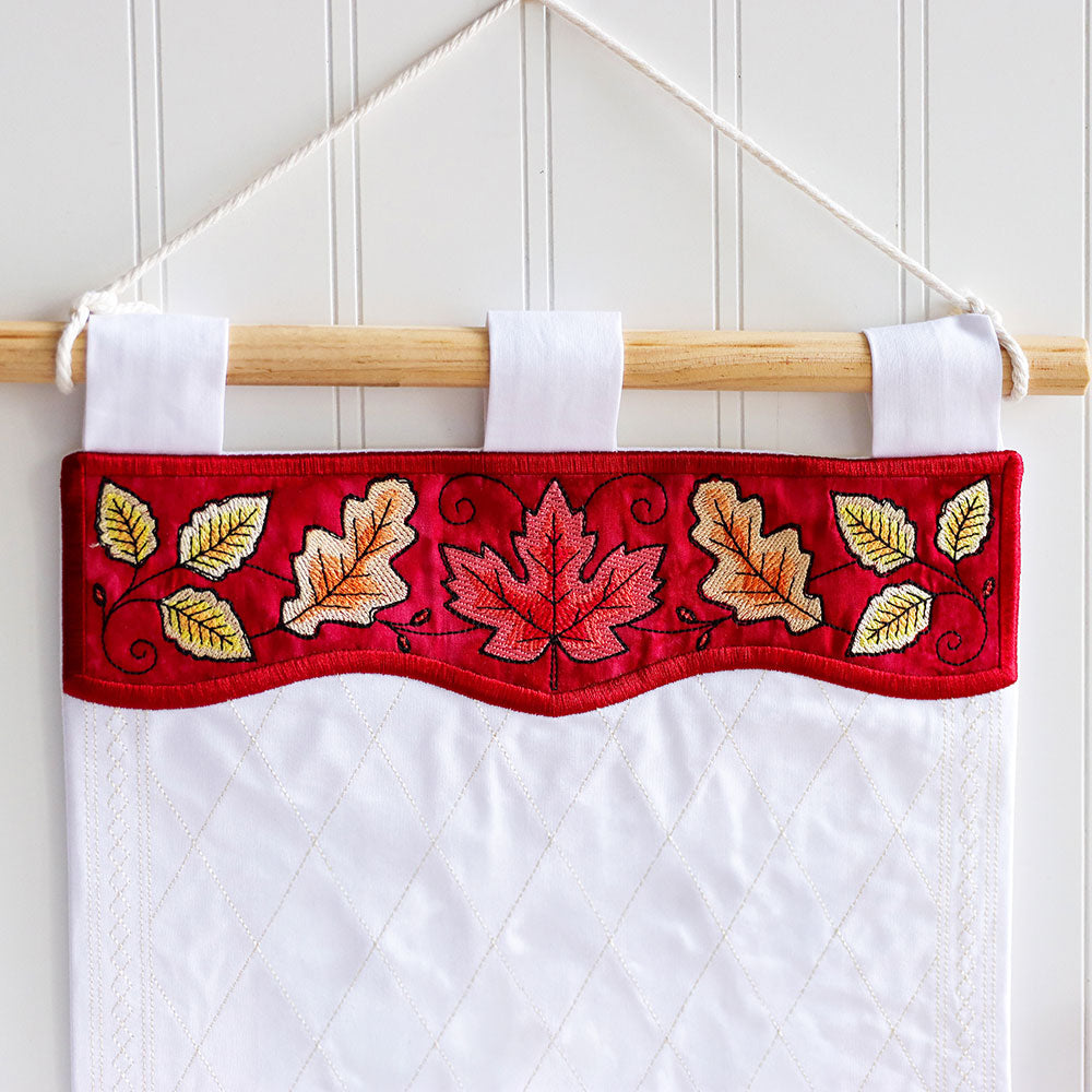 Blank Autumn Leaves Banner