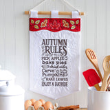 Blank Autumn Leaves Banner
