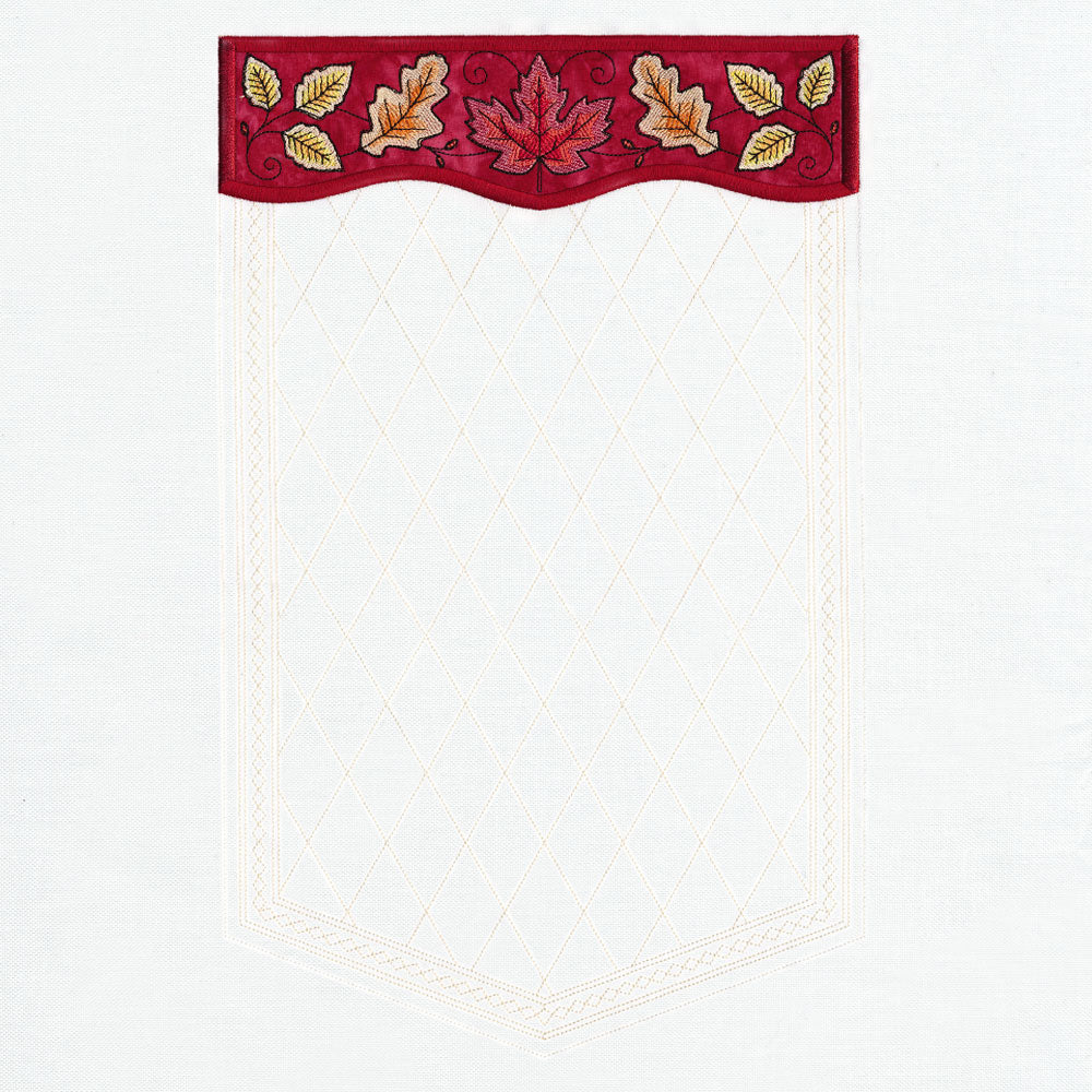 Blank Autumn Leaves Banner