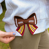 Football Ribbon (Split Seam Applique)