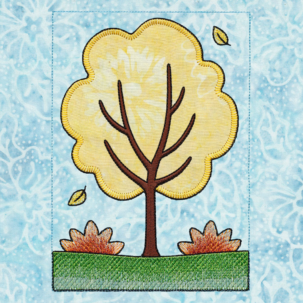 Fall Farm Build-a-Scene - Tree 1 (Applique)