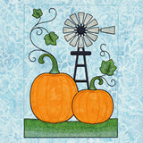 Fall Farm Build-a-Scene - Pumpkins and Windmill (Applique)