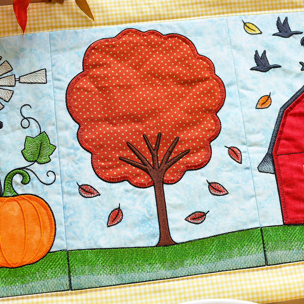 Fall Farm Build-a-Scene - Tree 2 (Applique)