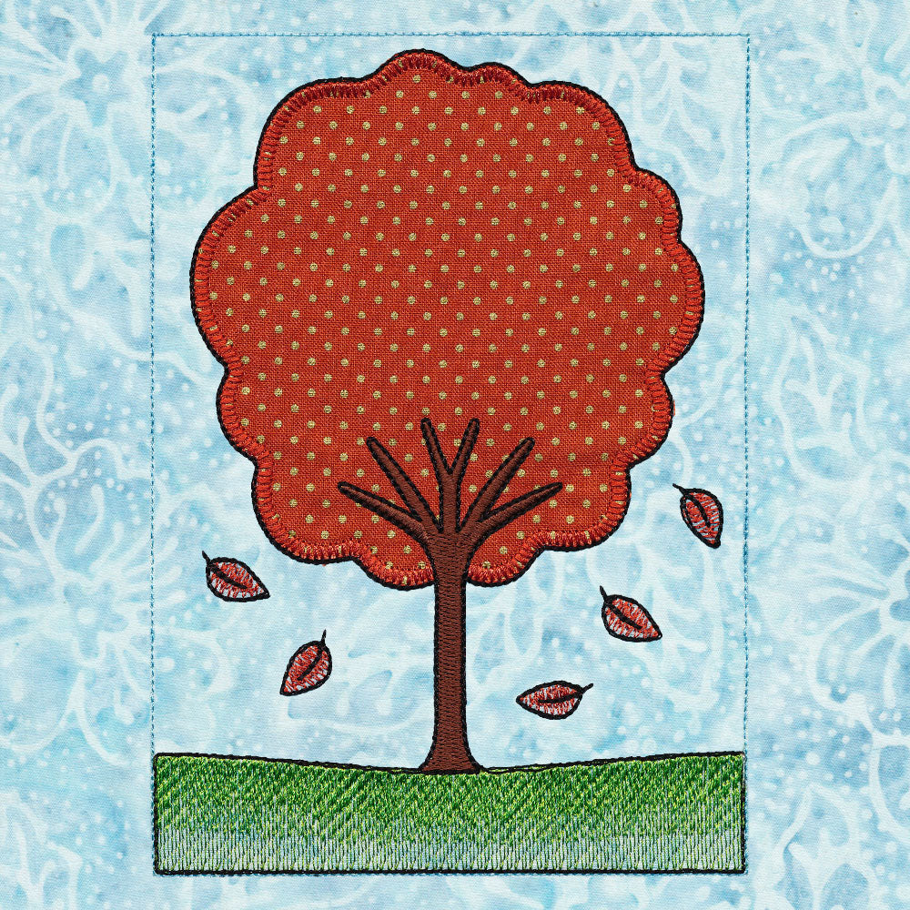 Fall Farm Build-a-Scene - Tree 2 (Applique)