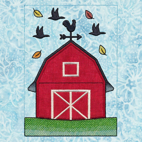 Fall Farm Build-a-Scene - Barn (Applique)