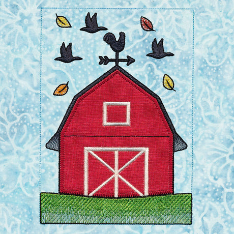 Fall Farm Build-a-Scene - Barn (Applique)