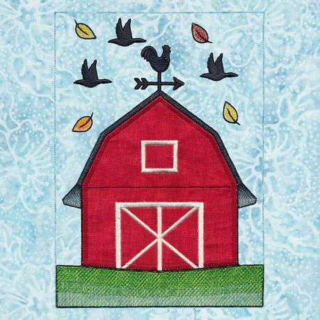 Fall Farm Build-a-Scene - Barn (Applique)