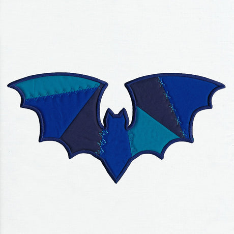 Crazy Patchwork Bat (Applique)