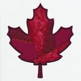 Crazy Patchwork Maple Leaf (Applique)