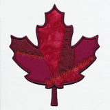 Crazy Patchwork Maple Leaf (Applique)
