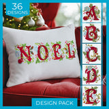 A Jacobean Christmas Alphabet Design Pack