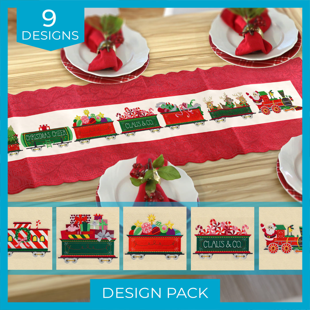 A Christmas Train Design Pack